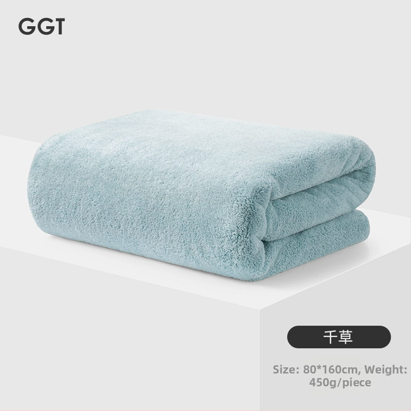GGT Snow Velvet kupaći ručnik, deblji, bez vlakana, visoka upijanja i brzog sušenja, za kućnu upotrebu | Marka GGT; Materijal Snow Velvet; Težina >500 g; Pređa 32; Proizvodni proces: Drugo