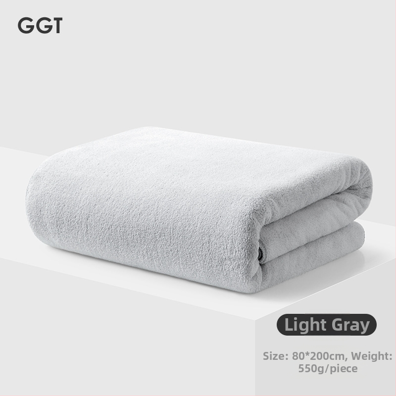 GGT Snow Velvet kupaći ručnik, deblji, bez vlakana, visoka upijanja i brzog sušenja, za kućnu upotrebu | Marka GGT; Materijal Snow Velvet; Težina >500 g; Pređa 32; Proizvodni proces: Drugo