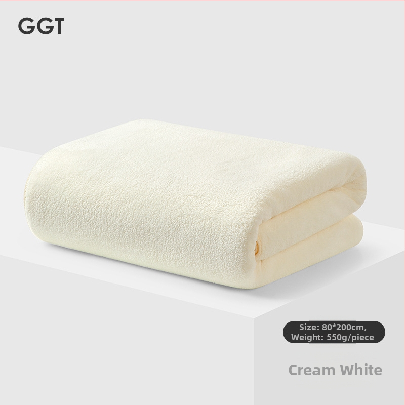 GGT Snow Velvet kupaći ručnik, deblji, bez vlakana, visoka upijanja i brzog sušenja, za kućnu upotrebu | Marka GGT; Materijal Snow Velvet; Težina >500 g; Pređa 32; Proizvodni proces: Drugo