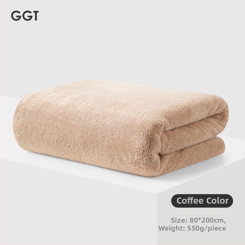 GGT Snow Velvet kupaći ručnik, deblji, bez vlakana, visoka upijanja i brzog sušenja, za kućnu upotrebu | Marka GGT; Materijal Snow Velvet; Težina >500 g; Pređa 32; Proizvodni proces: Drugo