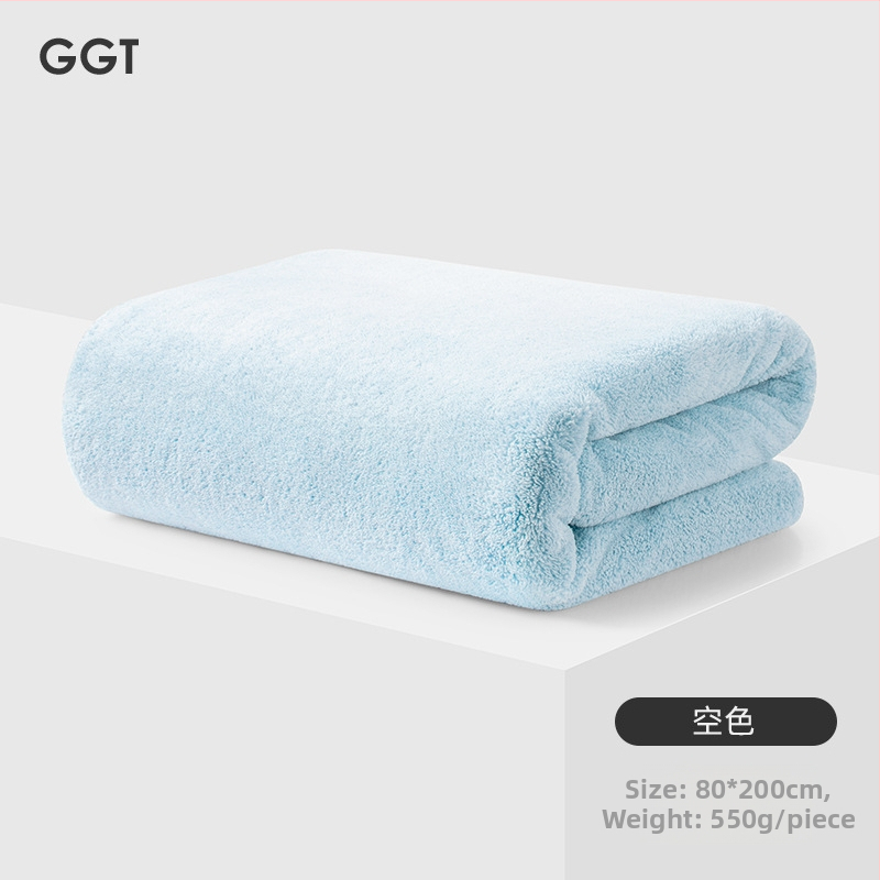 GGT Snow Velvet kupaći ručnik, deblji, bez vlakana, visoka upijanja i brzog sušenja, za kućnu upotrebu | Marka GGT; Materijal Snow Velvet; Težina >500 g; Pređa 32; Proizvodni proces: Drugo