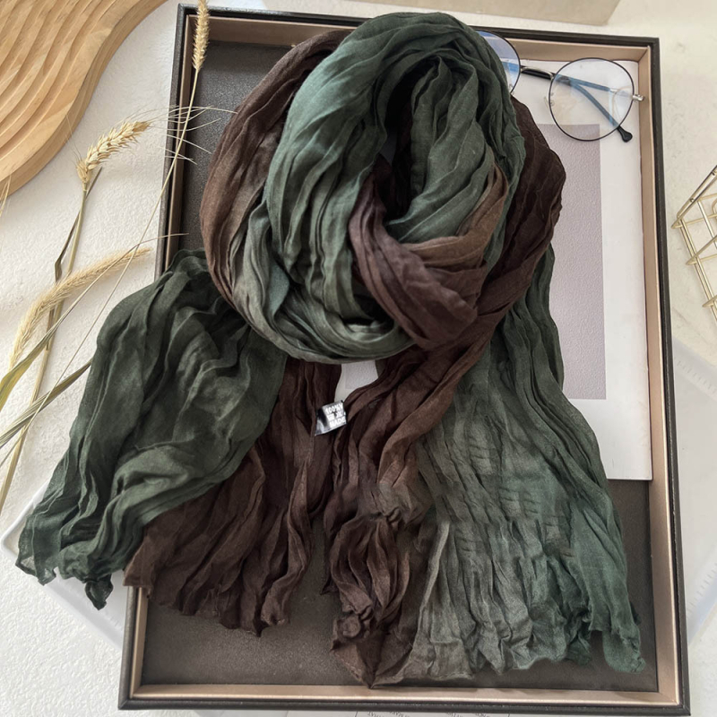 Шал – crepe тъкан, запазва топлината, пролетно-есенен сезон, произход Jinhua, 2025 пролет