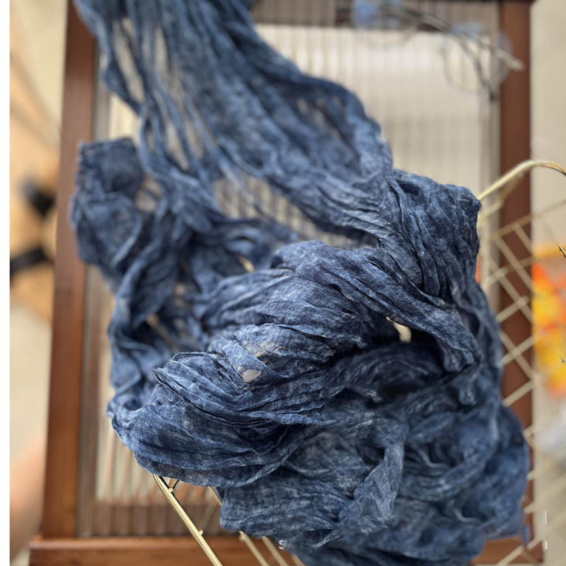 Шал – crepe тъкан, запазва топлината, пролетно-есенен сезон, произход Jinhua, 2025 пролет