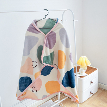 Milk Velvet pleed, polüesterkiud, 300–500 g, geomeetriline muster, kõikide aastaaegade jaoks