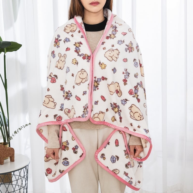 Milk Velvet pleed, polüesterkiud, 300–500 g, geomeetriline muster, kõikide aastaaegade jaoks