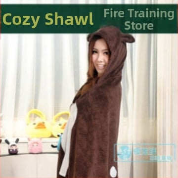 May Velvet Kapuutsiga Coral Fleece tekk Cartoon Panda kujundusega, 300 g, kevad ja sügis