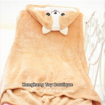 May Velvet Kapuutsiga Coral Fleece tekk Cartoon Panda kujundusega, 300 g, kevad ja sügis