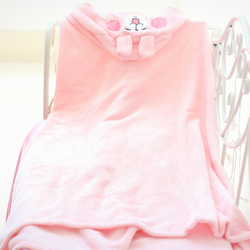 May Velvet Kapuutsiga Coral Fleece tekk Cartoon Panda kujundusega, 300 g, kevad ja sügis