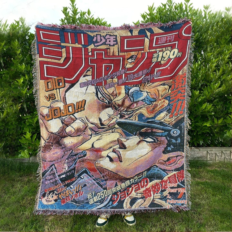 Полиестерно жакардово одеяло с карикатурен мотив, персонализируеми снимки, тегло 1000–1499 g, за всички сезони