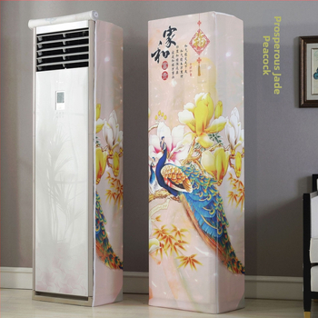 Skapja tipa gaisa kondicioniera pārklājs ar elastīgu audumu, dubultais rāvējslēdzējs, kvadrātveida vertikālais dizains, The Royal Princess