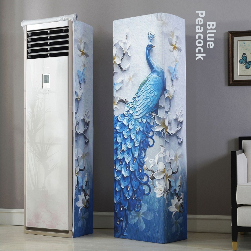 Skapja tipa gaisa kondicioniera pārklājs ar elastīgu audumu, dubultais rāvējslēdzējs, kvadrātveida vertikālais dizains, The Royal Princess