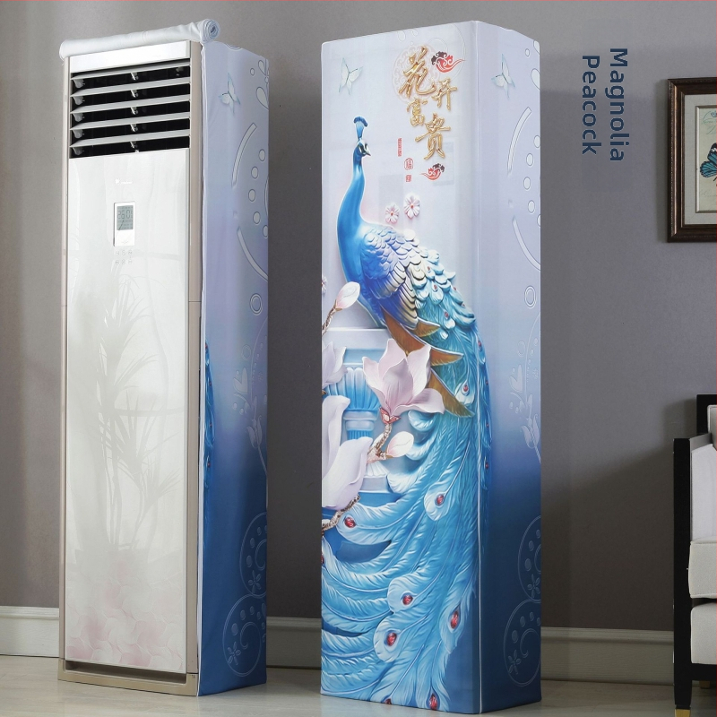 Skapja tipa gaisa kondicioniera pārklājs ar elastīgu audumu, dubultais rāvējslēdzējs, kvadrātveida vertikālais dizains, The Royal Princess