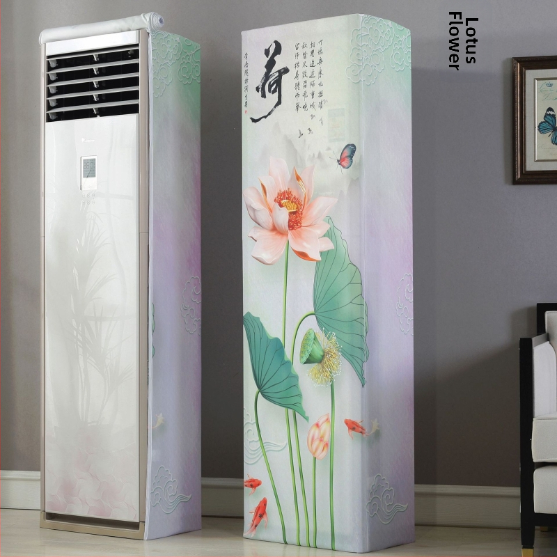 Skapja tipa gaisa kondicioniera pārklājs ar elastīgu audumu, dubultais rāvējslēdzējs, kvadrātveida vertikālais dizains, The Royal Princess