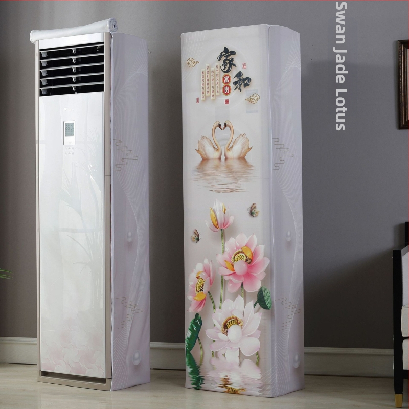 Skapja tipa gaisa kondicioniera pārklājs ar elastīgu audumu, dubultais rāvējslēdzējs, kvadrātveida vertikālais dizains, The Royal Princess