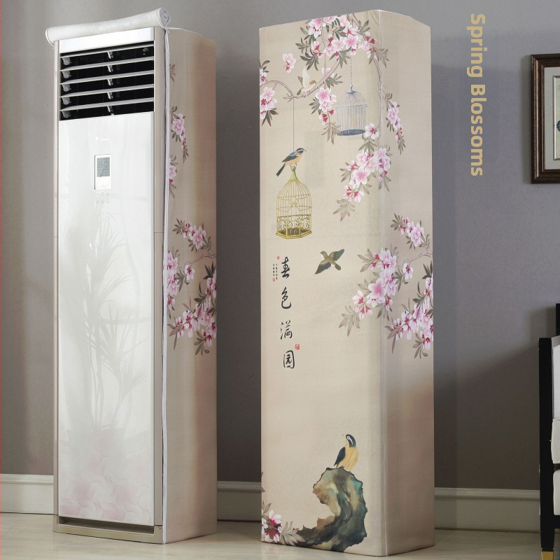 Skapja tipa gaisa kondicioniera pārklājs ar elastīgu audumu, dubultais rāvējslēdzējs, kvadrātveida vertikālais dizains, The Royal Princess