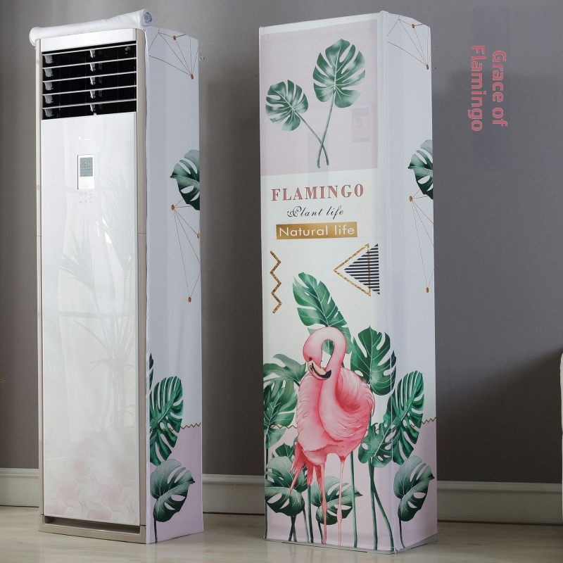 Skapja tipa gaisa kondicioniera pārklājs ar elastīgu audumu, dubultais rāvējslēdzējs, kvadrātveida vertikālais dizains, The Royal Princess