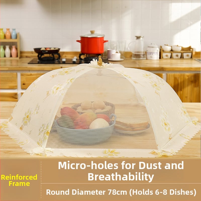 Wenwan hingav toidukate, kokkupandav söögilaua kate, võrgust disain, tolmu ja putukate vastane kaitse koduseks kasutuseks