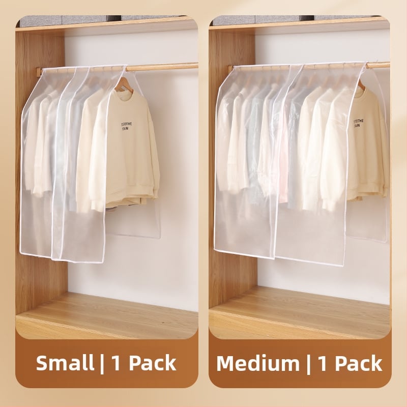 Feida гардеробен калъф за прах - прозрачен калъф за дрехи за закачане, общо предназначение, материал: коприна с флорални мотиви