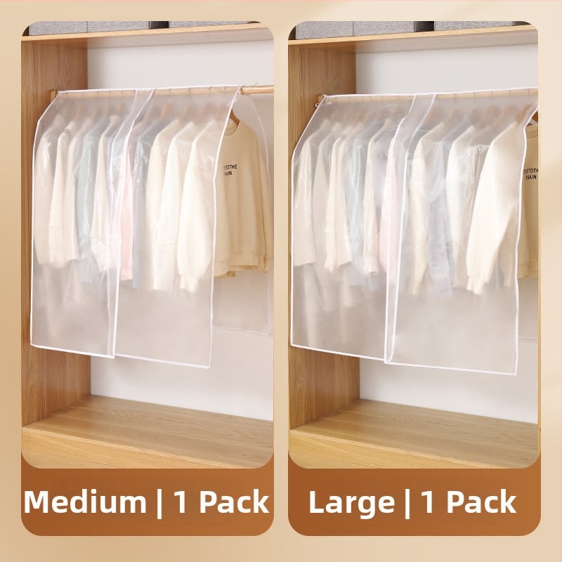 Feida гардеробен калъф за прах - прозрачен калъф за дрехи за закачане, общо предназначение, материал: коприна с флорални мотиви