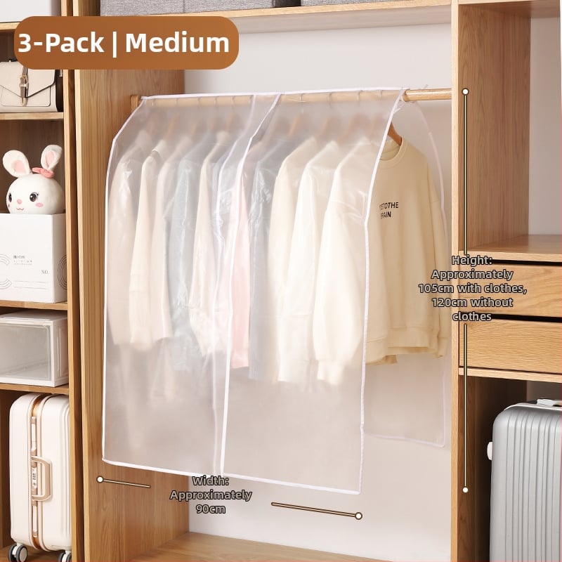 Feida гардеробен калъф за прах - прозрачен калъф за дрехи за закачане, общо предназначение, материал: коприна с флорални мотиви