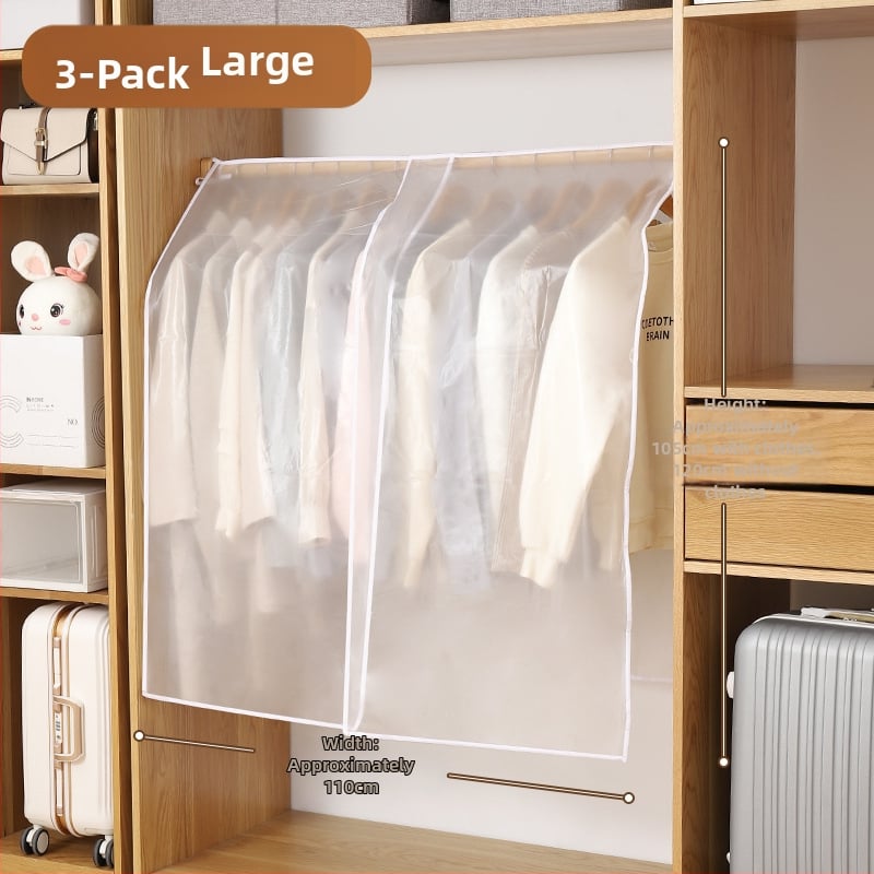 Feida гардеробен калъф за прах - прозрачен калъф за дрехи за закачане, общо предназначение, материал: коприна с флорални мотиви