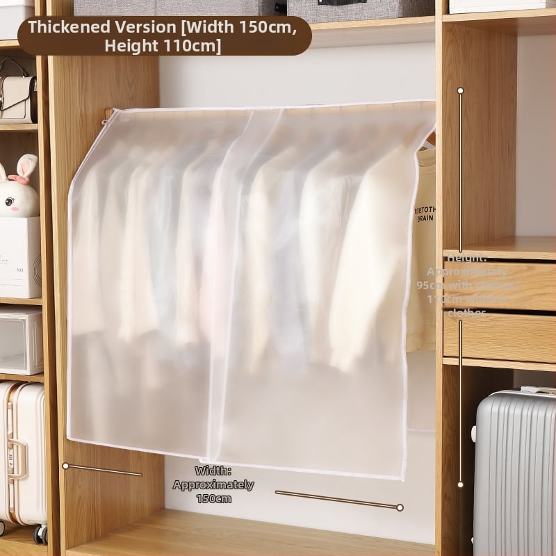 Feida гардеробен калъф за прах - прозрачен калъф за дрехи за закачане, общо предназначение, материал: коприна с флорални мотиви