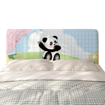 Vianza poliestera pildīta naktsgaldiņa gultas sānu pārsegs ar stingru muguras atbalstu, noņemams un mazgājams