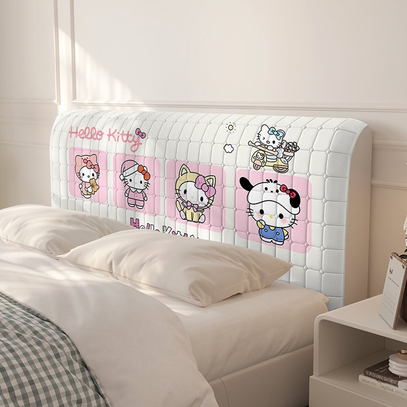 Vianza poliestera pildīta naktsgaldiņa gultas sānu pārsegs ar stingru muguras atbalstu, noņemams un mazgājams