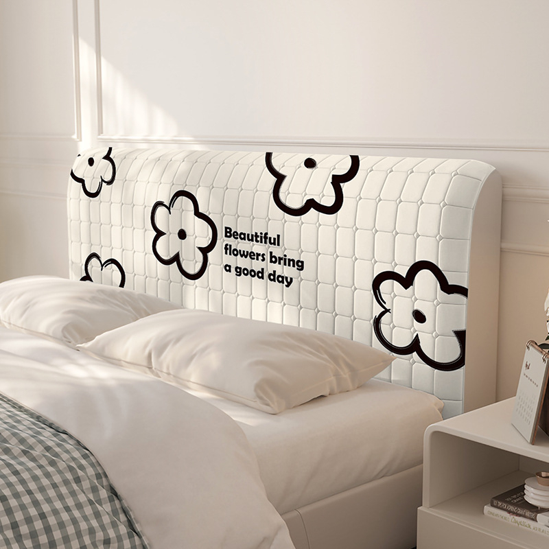 Vianza poliestera pildīta naktsgaldiņa gultas sānu pārsegs ar stingru muguras atbalstu, noņemams un mazgājams