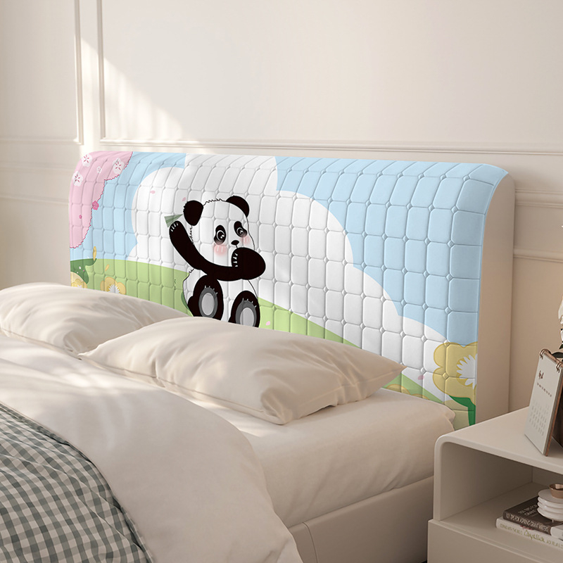 Vianza poliestera pildīta naktsgaldiņa gultas sānu pārsegs ar stingru muguras atbalstu, noņemams un mazgājams