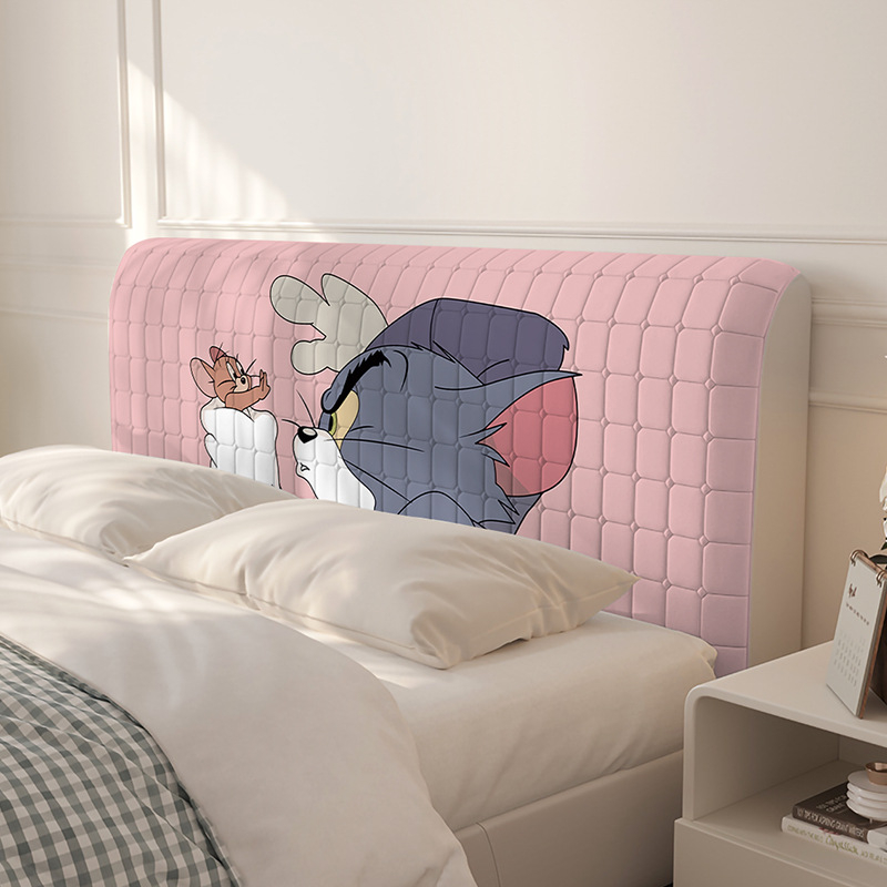 Vianza poliestera pildīta naktsgaldiņa gultas sānu pārsegs ar stingru muguras atbalstu, noņemams un mazgājams