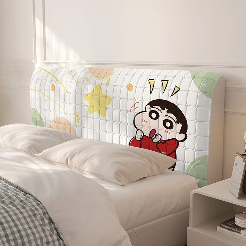 Vianza poliestera pildīta naktsgaldiņa gultas sānu pārsegs ar stingru muguras atbalstu, noņemams un mazgājams