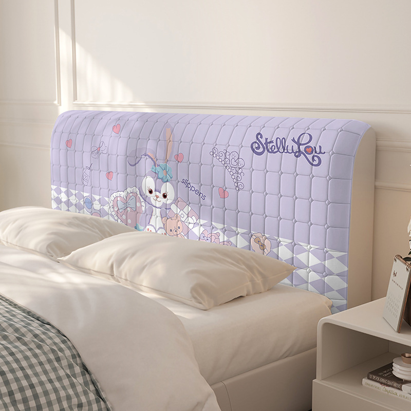 Vianza poliestera pildīta naktsgaldiņa gultas sānu pārsegs ar stingru muguras atbalstu, noņemams un mazgājams