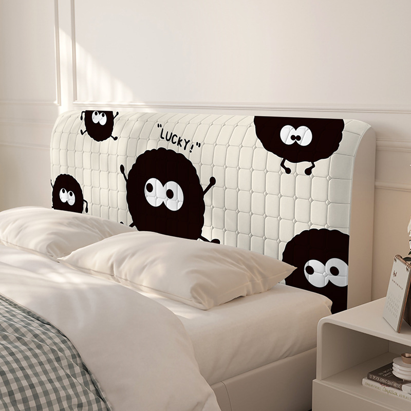 Vianza poliestera pildīta naktsgaldiņa gultas sānu pārsegs ar stingru muguras atbalstu, noņemams un mazgājams