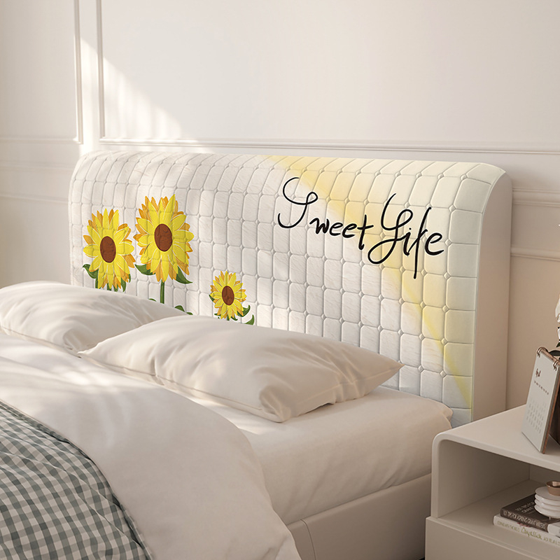 Vianza poliestera pildīta naktsgaldiņa gultas sānu pārsegs ar stingru muguras atbalstu, noņemams un mazgājams