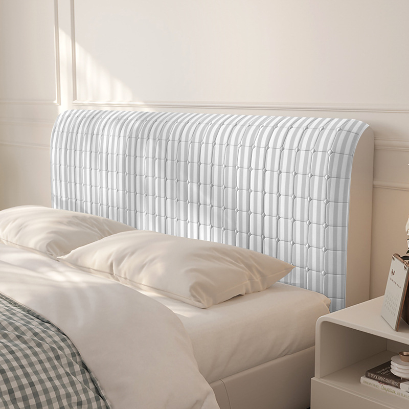 Vianza poliestera pildīta naktsgaldiņa gultas sānu pārsegs ar stingru muguras atbalstu, noņemams un mazgājams