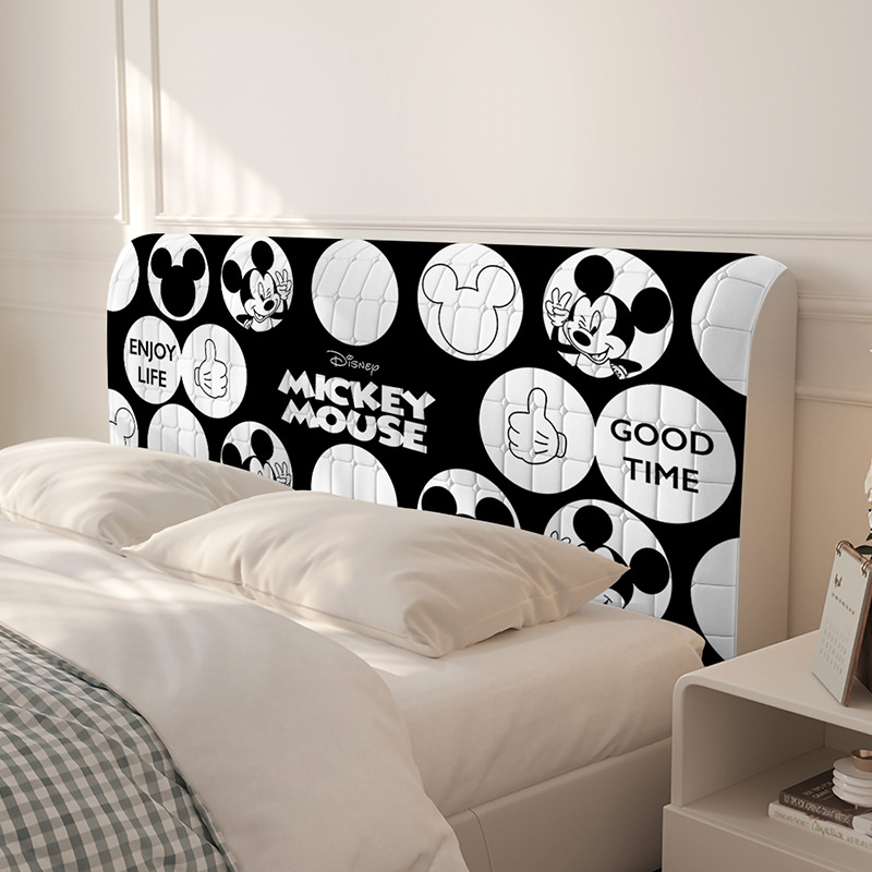 Vianza poliestera pildīta naktsgaldiņa gultas sānu pārsegs ar stingru muguras atbalstu, noņemams un mazgājams