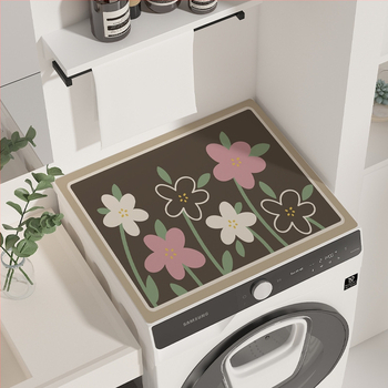 Karikatūras stila veļas mašīnas pārklājs, diatoma māla materiāls, absorbējošs, pretslīdošs, pielāgojams