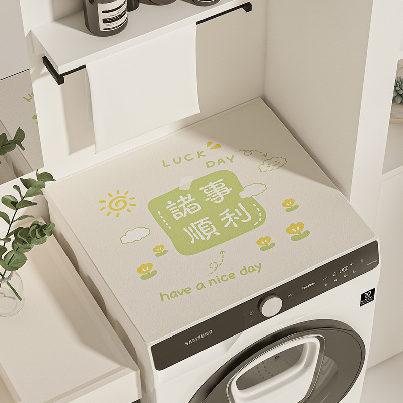 Karikatūras stila veļas mašīnas pārklājs, diatoma māla materiāls, absorbējošs, pretslīdošs, pielāgojams