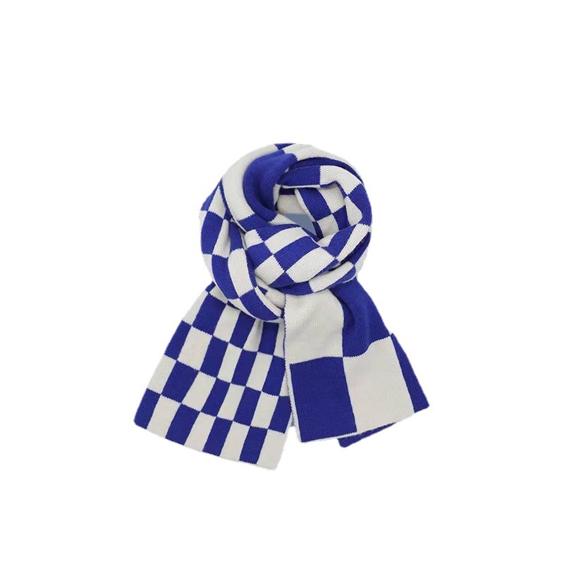 Zimski šal Klein Blue za žene, debeli topli šal, moderan i svestran