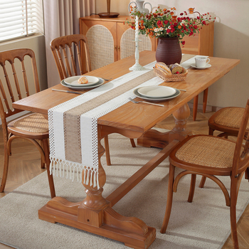 Stalo takelis - 60% medvilnė, 40% linas, dryžuotas raštas, pritaikymas, Xi Pie