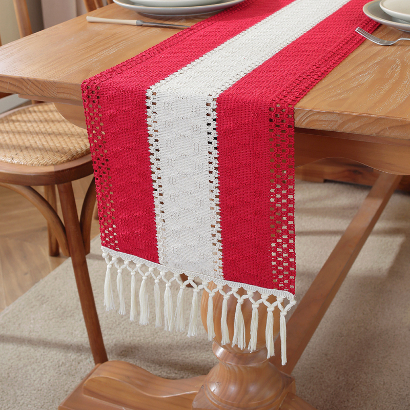 Stalo takelis - 60% medvilnė, 40% linas, dryžuotas raštas, pritaikymas, Xi Pie