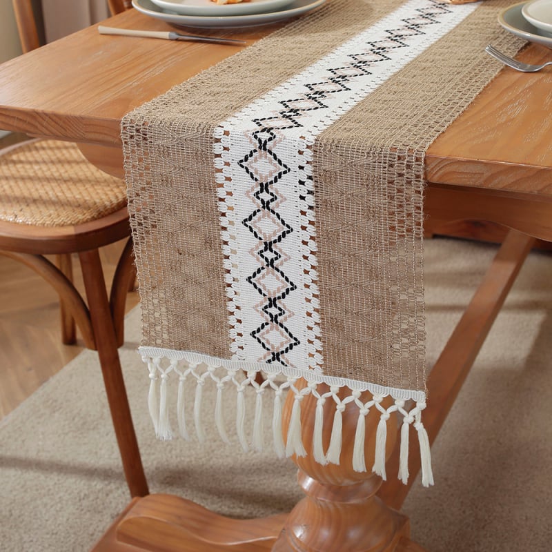 Stalo takelis - 60% medvilnė, 40% linas, dryžuotas raštas, pritaikymas, Xi Pie