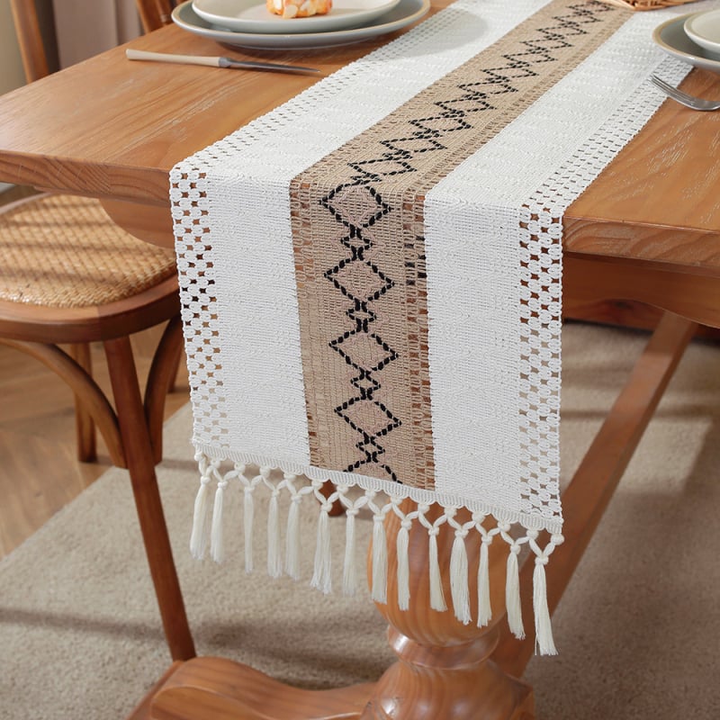 Stalo takelis - 60% medvilnė, 40% linas, dryžuotas raštas, pritaikymas, Xi Pie