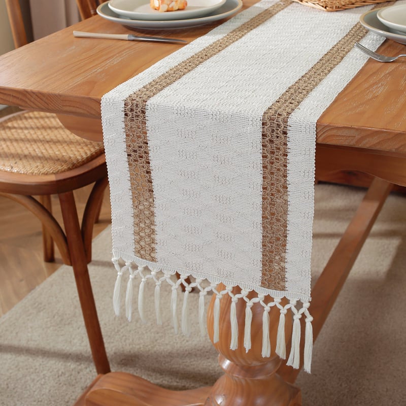 Stalo takelis - 60% medvilnė, 40% linas, dryžuotas raštas, pritaikymas, Xi Pie