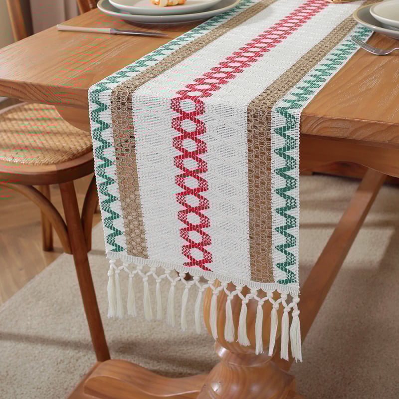 Stalo takelis - 60% medvilnė, 40% linas, dryžuotas raštas, pritaikymas, Xi Pie