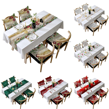 Stalo vėliavos rinkinys – Kalėdinė lino dekoracija su Mėnulio motyvu; Medžiaga: Linas su šlifavimo pagrindu; Audinio turinys: 80%; Pagrindinių komponentų turinys: 80%; Individualizuotas apdorojimas