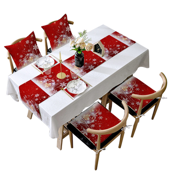 Stalo vėliavos rinkinys – Kalėdinė lino dekoracija su Mėnulio motyvu; Medžiaga: Linas su šlifavimo pagrindu; Audinio turinys: 80%; Pagrindinių komponentų turinys: 80%; Individualizuotas apdorojimas