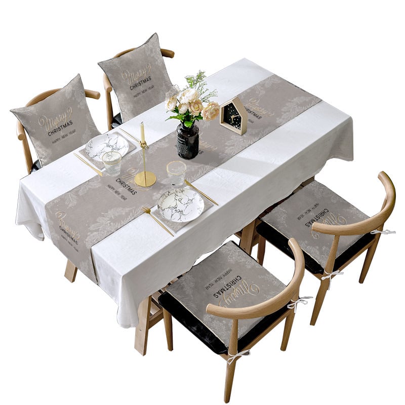 Stalo vėliavos rinkinys – Kalėdinė lino dekoracija su Mėnulio motyvu; Medžiaga: Linas su šlifavimo pagrindu; Audinio turinys: 80%; Pagrindinių komponentų turinys: 80%; Individualizuotas apdorojimas