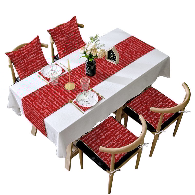 Stalo vėliavos rinkinys – Kalėdinė lino dekoracija su Mėnulio motyvu; Medžiaga: Linas su šlifavimo pagrindu; Audinio turinys: 80%; Pagrindinių komponentų turinys: 80%; Individualizuotas apdorojimas